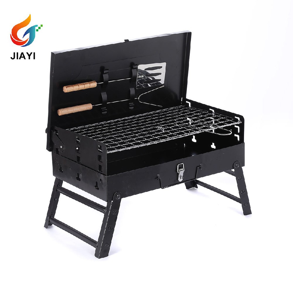 Picnics Hiking-Folding BBQ Gas Fuel Iron & Metal Tool