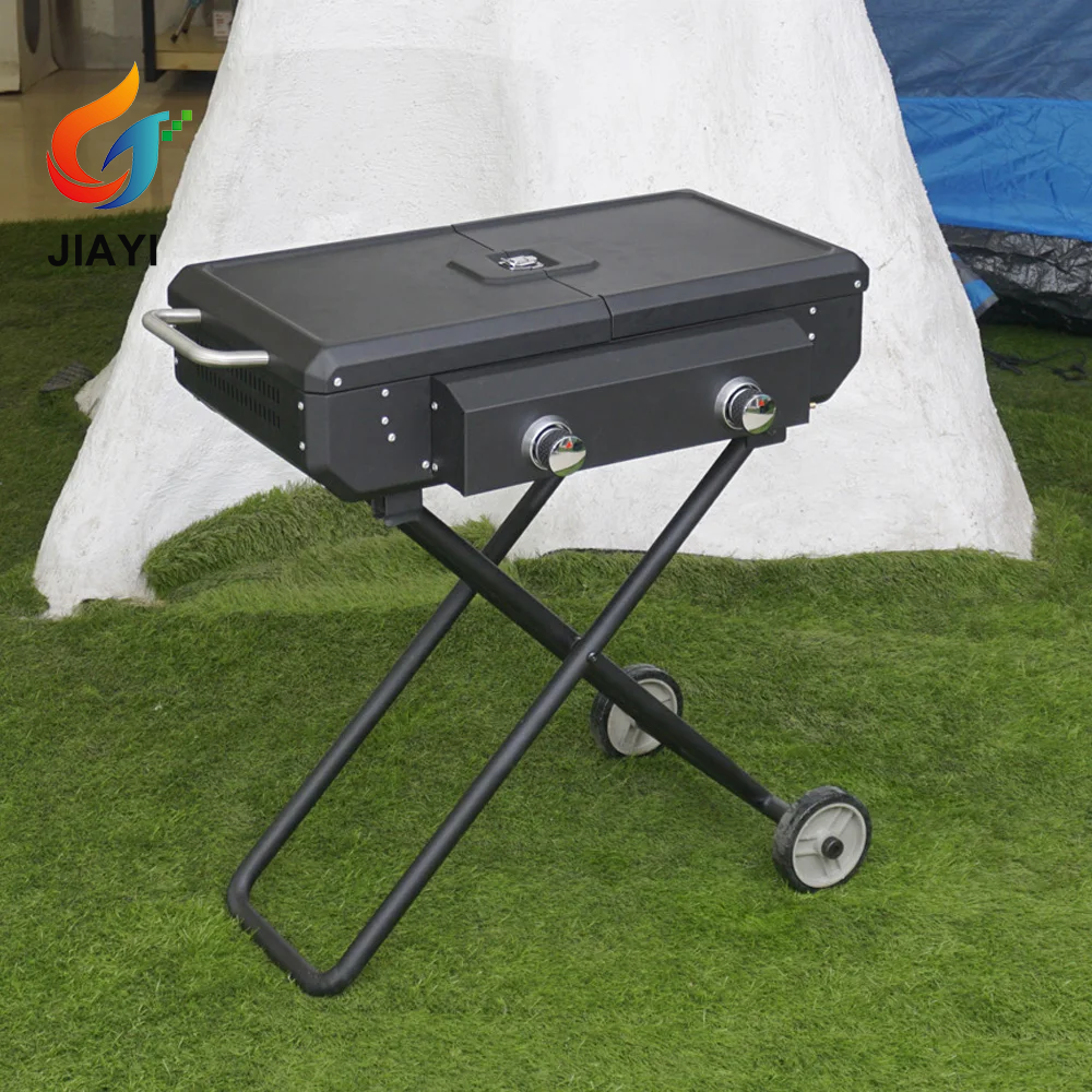 Gas BBQ Grill Steak Stainless Barbeque