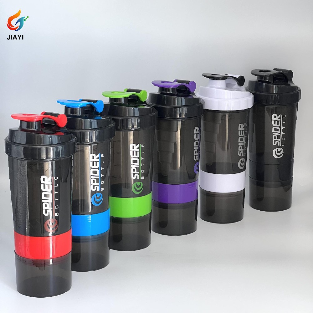 Wholesale Plastic 500ml/600ml Blender Sports Gym Protein Shaker Cup